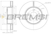 CD7759V Brzdový kotouč BREMSI