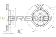 CD7771V Brzdový kotouč BREMSI