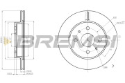 CD7774V Brzdový kotouč BREMSI