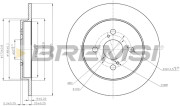 CD7781S Brzdový kotouč BREMSI