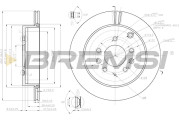 CD7819V Brzdový kotouč BREMSI