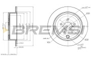 CD7883S Brzdový kotouč BREMSI