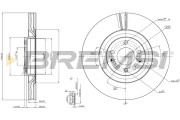 CD7909V Brzdový kotouč BREMSI