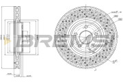 CD7981VLS Brzdový kotouč BREMSI