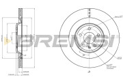 CD7990V Brzdový kotouč BREMSI