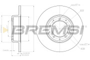 CD8083S Brzdový kotouč BREMSI