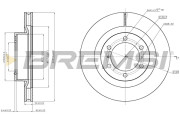 CD8093V Brzdový kotouč BREMSI