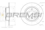 CD8123S Brzdový kotouč BREMSI
