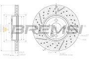 CD8126V Brzdový kotouč BREMSI