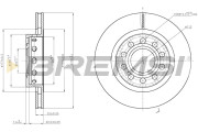 CD8181V Brzdový kotouč BREMSI