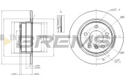 CD8197S Brzdový kotouč BREMSI