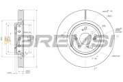 CD8209V Brzdový kotouč BREMSI