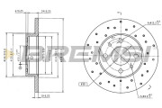 CD8218S Brzdový kotouč BREMSI
