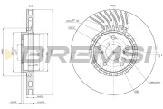 CD8498VLS Brzdový kotouč BREMSI