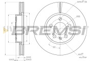 CD8664V Brzdový kotouč BREMSI
