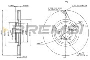 CD9020V Brzdový kotouč BREMSI