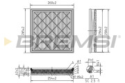 FA0539 Vzduchový filtr BREMSI