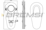 FA0566 Vzduchový filtr BREMSI