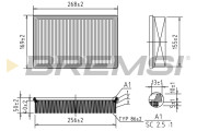FA0569 Vzduchový filtr BREMSI