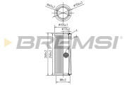 FA0583 Vzduchový filtr BREMSI