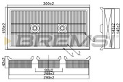 FA1021 Vzduchový filtr BREMSI