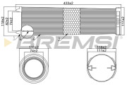 FA1055 Vzduchový filtr BREMSI