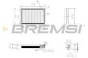 FA1058 Vzduchový filtr BREMSI