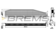 FA1261 Vzduchový filtr BREMSI