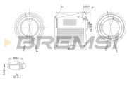 FA1596 Vzduchový filtr BREMSI
