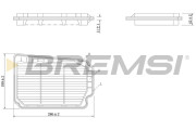 FA1620 Vzduchový filtr BREMSI