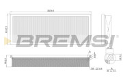 FA1639 Vzduchový filtr BREMSI