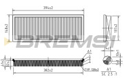 FA1659 Vzduchový filtr BREMSI
