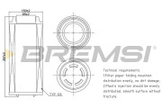FA1683 Vzduchový filtr BREMSI