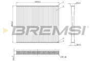 FC0079 Filtr, vzduch v interiéru BREMSI
