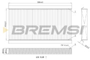 FC0090C Filtr, vzduch v interiéru BREMSI