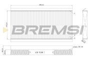 FC0164C Filtr, vzduch v interiéru BREMSI