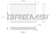 FC0181 Filtr, vzduch v interiéru BREMSI