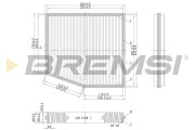 FC0187C Filtr, vzduch v interiéru BREMSI