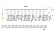 FC0474 Filtr, vzduch v interiéru BREMSI