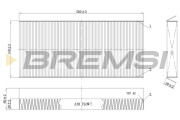 FC0480C Filtr, vzduch v interiéru BREMSI
