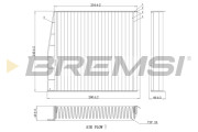 FC0976C Filtr, vzduch v interiéru BREMSI