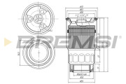 FE0046 Palivový filtr BREMSI