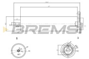 FE0052 Palivový filtr BREMSI