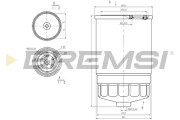 FE0053 Palivový filtr BREMSI