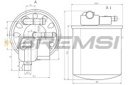 FE0056 Palivový filtr BREMSI