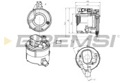 FE0058 Palivový filtr BREMSI