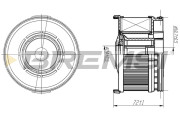 FE0367 Palivový filtr BREMSI