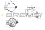 FE0388 Palivový filtr BREMSI