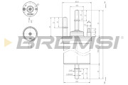 FE0392 Palivový filtr BREMSI