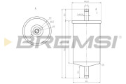 FE0397 Palivový filtr BREMSI